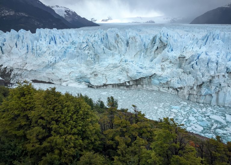 Geleira Perito Moreno a partir da passarela do Parque Nacional Los Glaciares