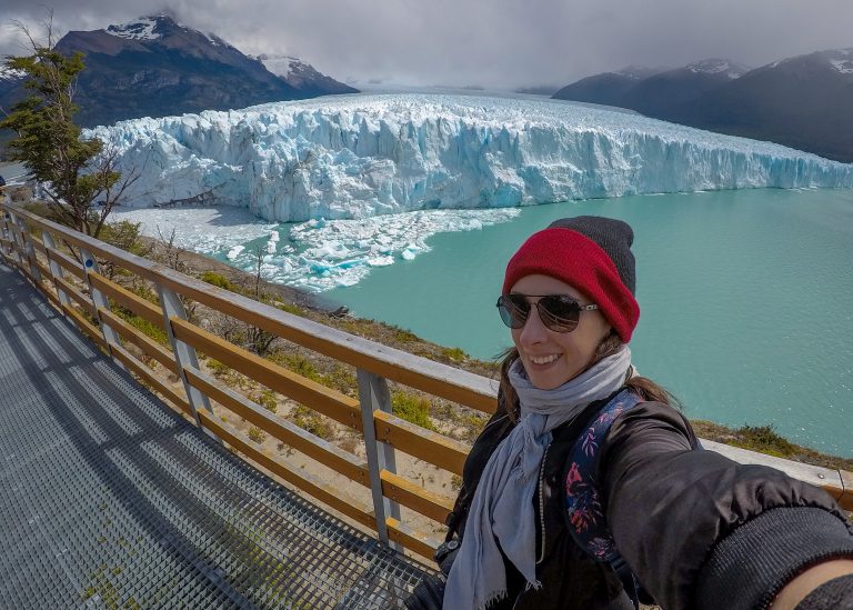 Passarelas no entorno do Perito Moreno