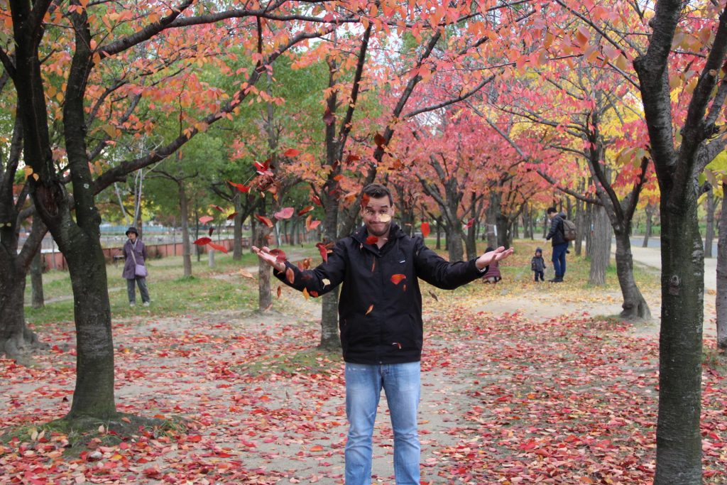 Outono em Osaka, no Japão