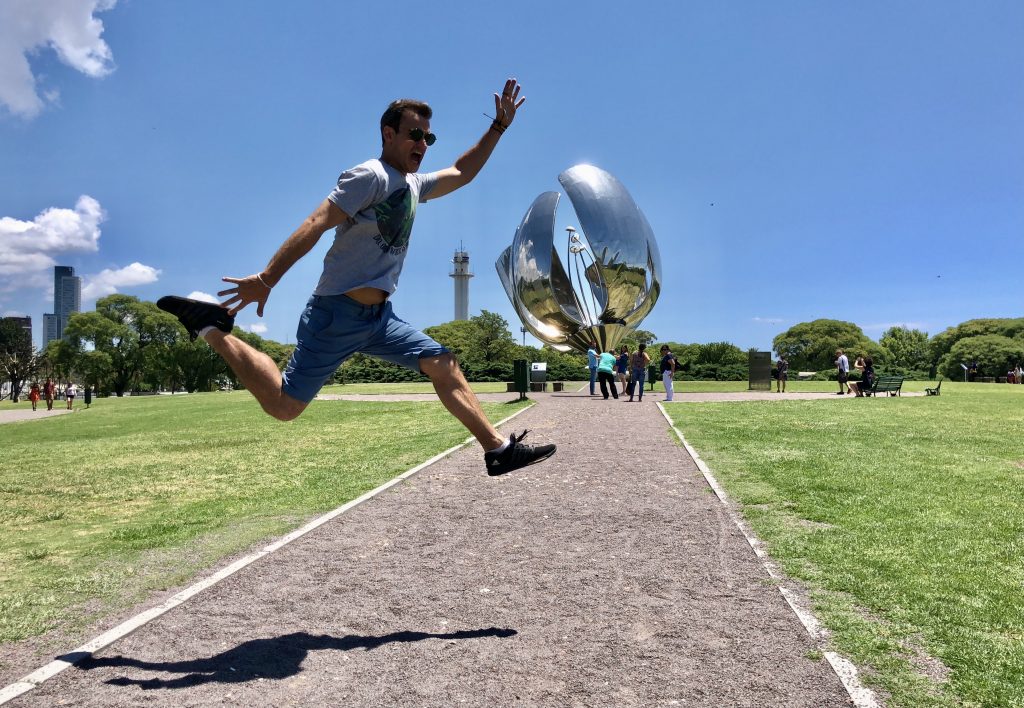 Floralis Generica, em Buenos Aires